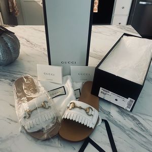 AUTHENTIC GUCCI VERADERO HORSEBIT SANDALS. Brand New, Never Worn.